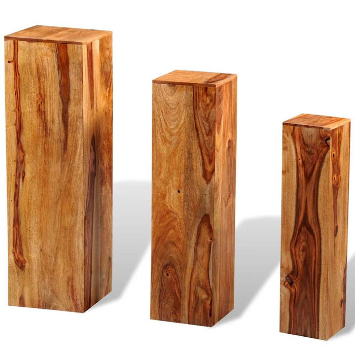 Suport plante 3 piese Lemn masiv de palisandru Maro WALTI