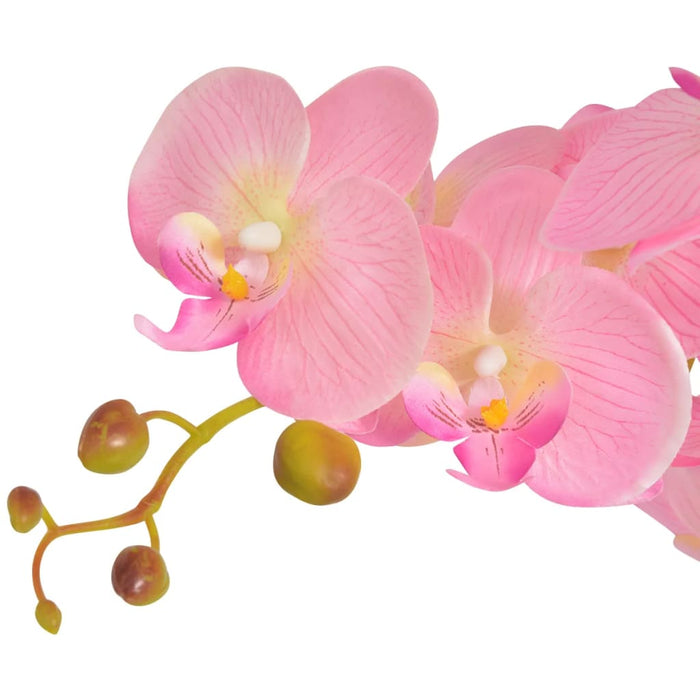 Plantă artificială orhidee cu ghiveci, 75 cm, roz - WALTI WALTI