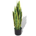Plantă artificială Limba-soacrei cu ghiveci, 65 cm, verde - WALTI WALTI