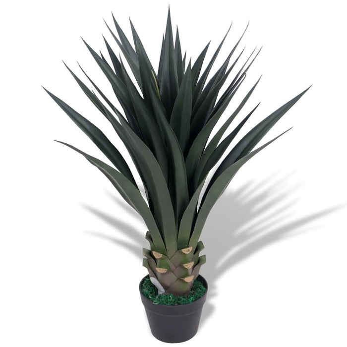Plantă Yucca artificială cu ghiveci, 85 cm, verde - WALTI WALTI
