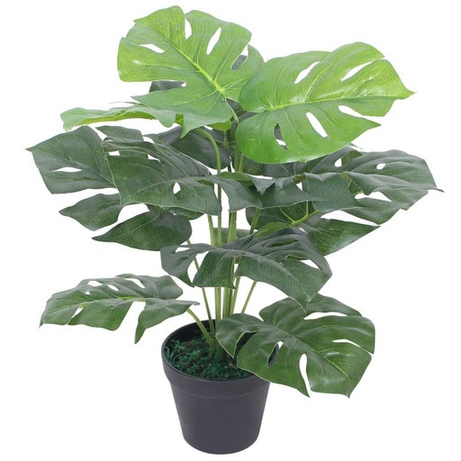 Plantă artificială Monstera cu ghiveci, 45 cm, verde - WALTI WALTI