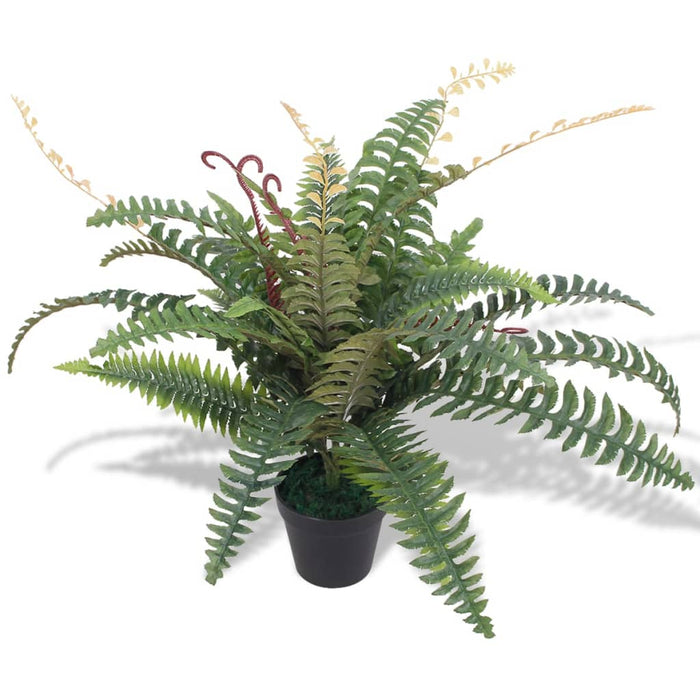 Ferigă artificială cu ghiveci, 60 cm, verde - WALTI WALTI