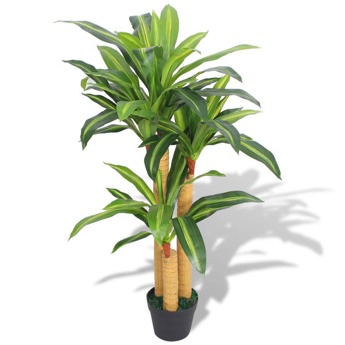 Plantă Dracena artificială cu ghiveci, 100 cm, verde - WALTI WALTI