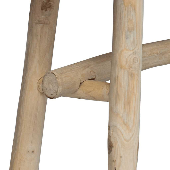 Bancă din piele naturală și tec - WALTI WALTI