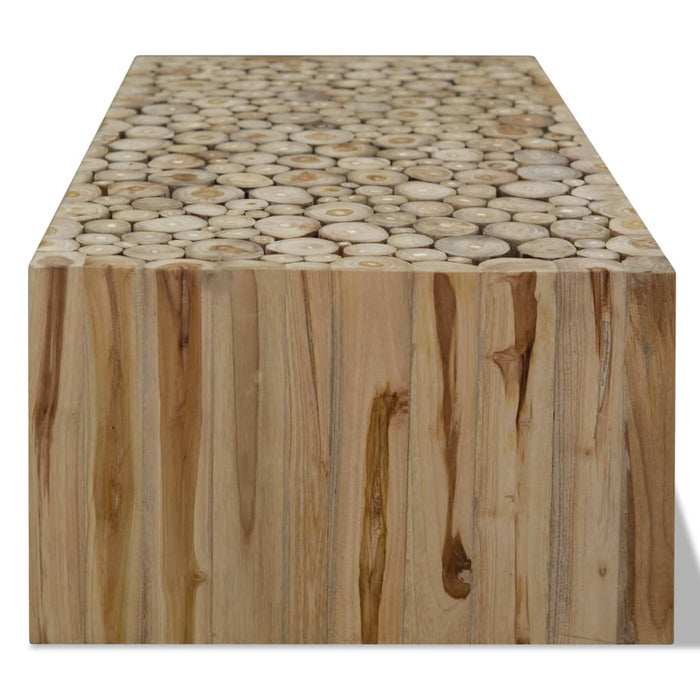 Măsuță de cafea, 90x50x30 cm, tec natural - WALTI WALTI