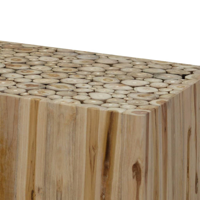 Măsuță de cafea, 90x50x30 cm, tec natural - WALTI WALTI