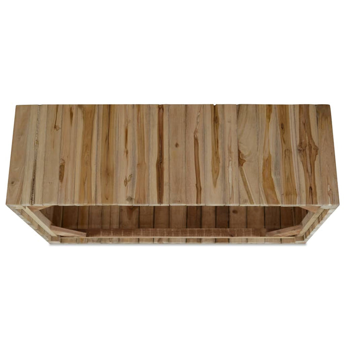 Măsuță de cafea, 90x50x30 cm, tec natural - WALTI WALTI