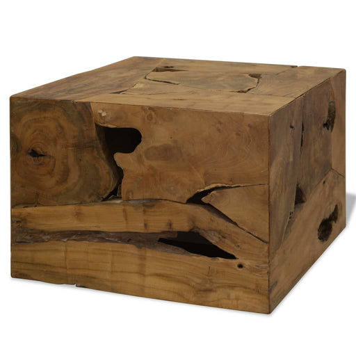 Măsuță de cafea, 50 x 50 x 35 cm, lemn de tec natural, maro - WALTI WALTI