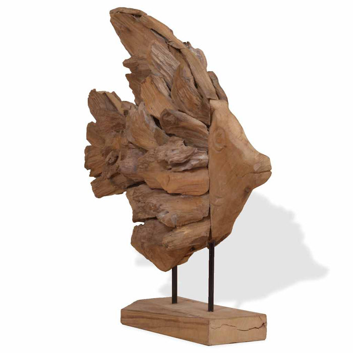 Sculptură pește Teak 40x12x57 cm - WALTI WALTI