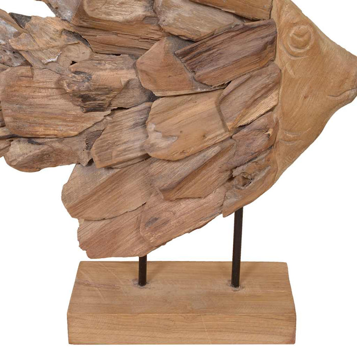 Sculptură pește Teak 40x12x57 cm - WALTI WALTI
