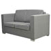 Set canapele, 2 piese, gri deschis, material textil - WALTI WALTI