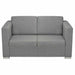 Set canapele, 2 piese, gri deschis, material textil - WALTI WALTI