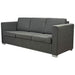 Set canapele, 2 piese, gri închis, material textil - WALTI WALTI