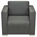 Set canapele, 3 piese, gri închis, material textil - WALTI WALTI