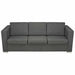 Set canapele, 3 piese, gri închis, material textil - WALTI WALTI