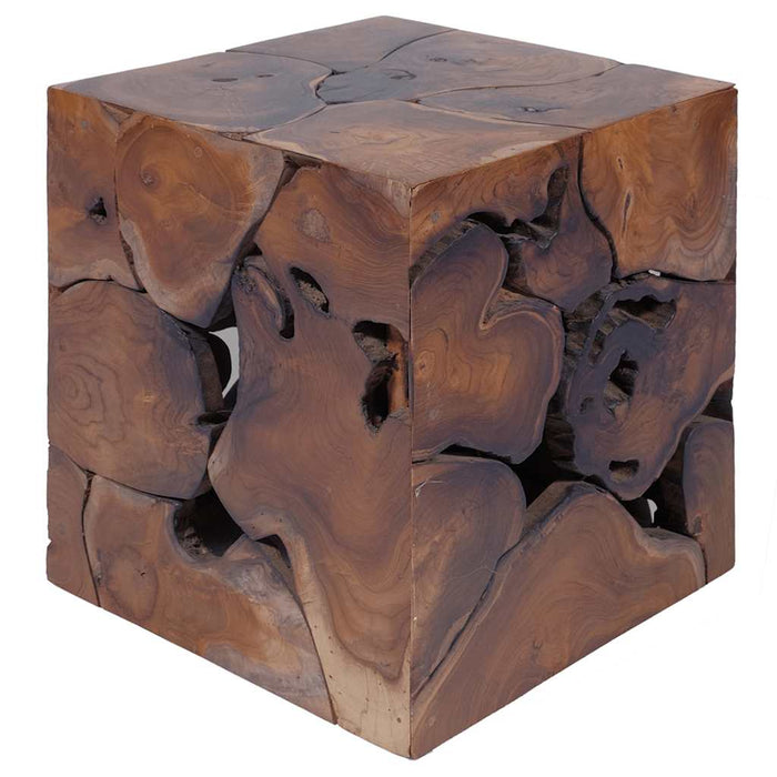 Taburete, 2 buc., Maro, 40x40x45 cm, lemn de tec masiv WALTI