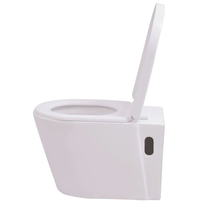 Vas toaletă suspendat cu rezervor încastrat, ceramică, alb - WALTI WALTI