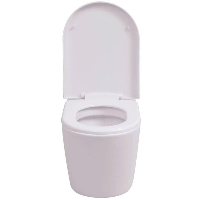 Vas toaletă suspendat cu rezervor încastrat, ceramică, alb - WALTI WALTI