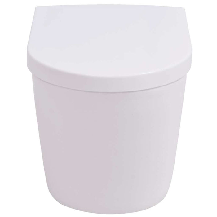 Vas toaletă suspendat cu rezervor încastrat, ceramică, alb - WALTI WALTI
