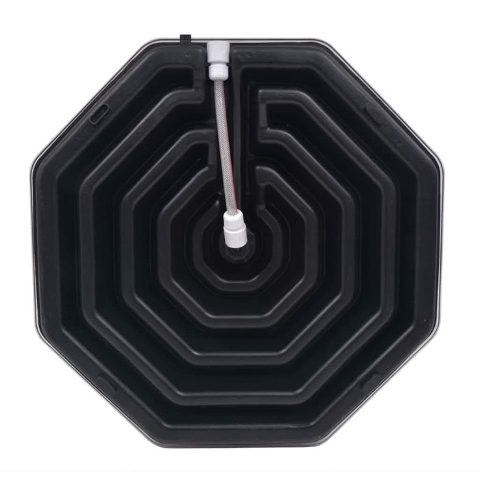 Duș alimentat cu energie solară, 20 L, aluminiu și HDPE - WALTI WALTI