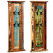 Cuier, 2 buc., 38x100 cm, lemn masiv reciclat - WALTI WALTI
