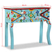 Masă consolă, lemn masiv de mango, albastru, pictat manual - WALTI WALTI