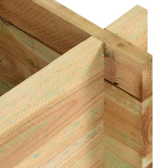 Strat înălțat legume grădină, 40 cm, lemn de pin tratat - WALTI WALTI