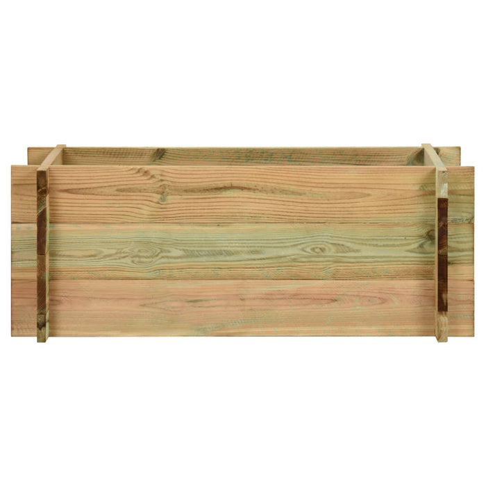Strat înălțat legume grădină, 80 cm, lemn de pin tratat - WALTI WALTI