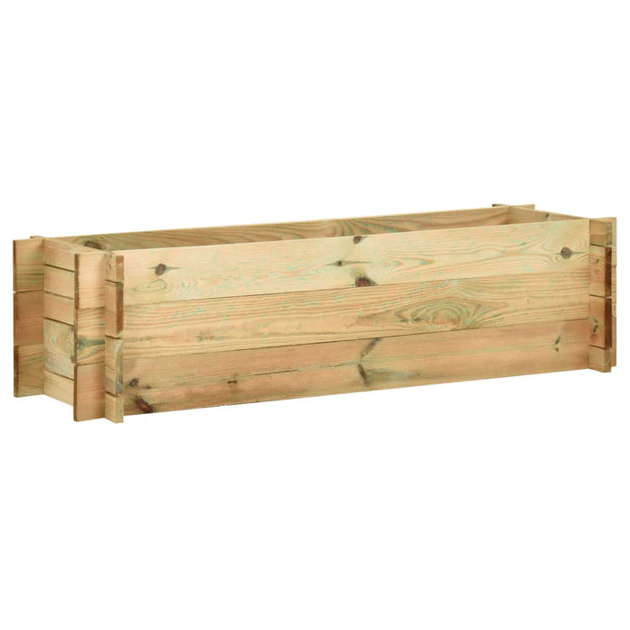 Strat înălțat legume grădină, 120 cm, lemn de pin tratat - WALTI WALTI