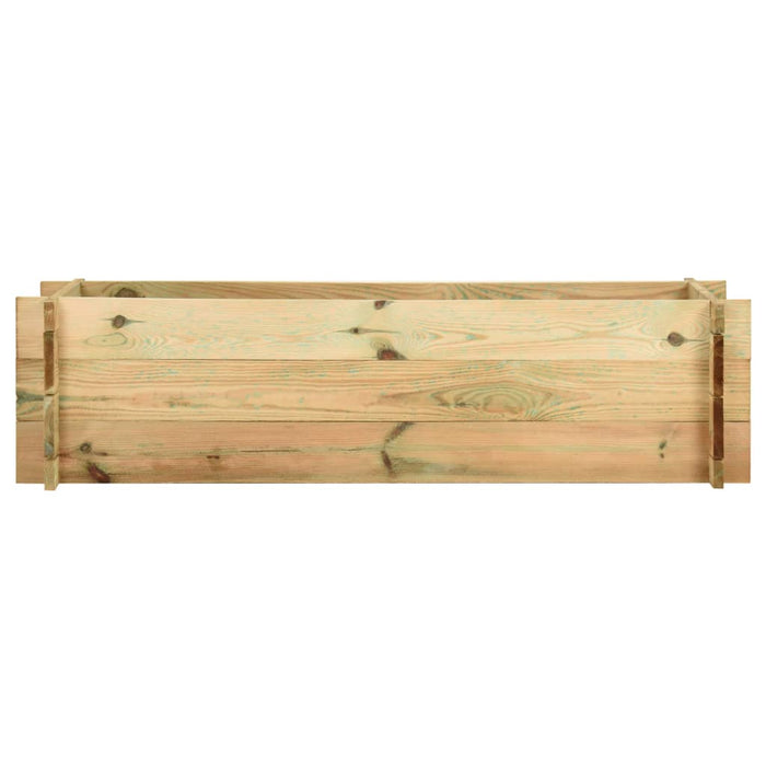 Strat înălțat legume grădină, 120 cm, lemn de pin tratat - WALTI WALTI