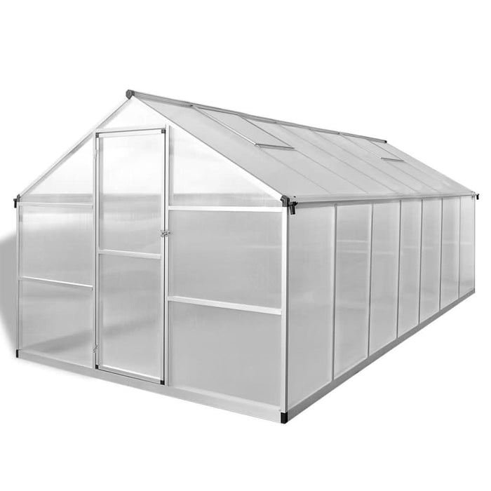 Seră, 10,53 m², aluminiu ranforsat - WALTI WALTI