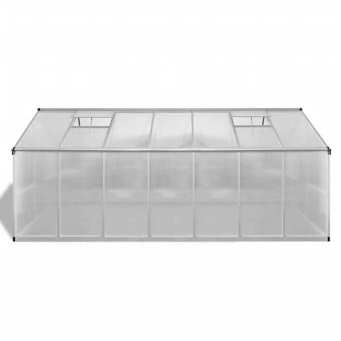Seră, 10,53 m², aluminiu ranforsat - WALTI WALTI