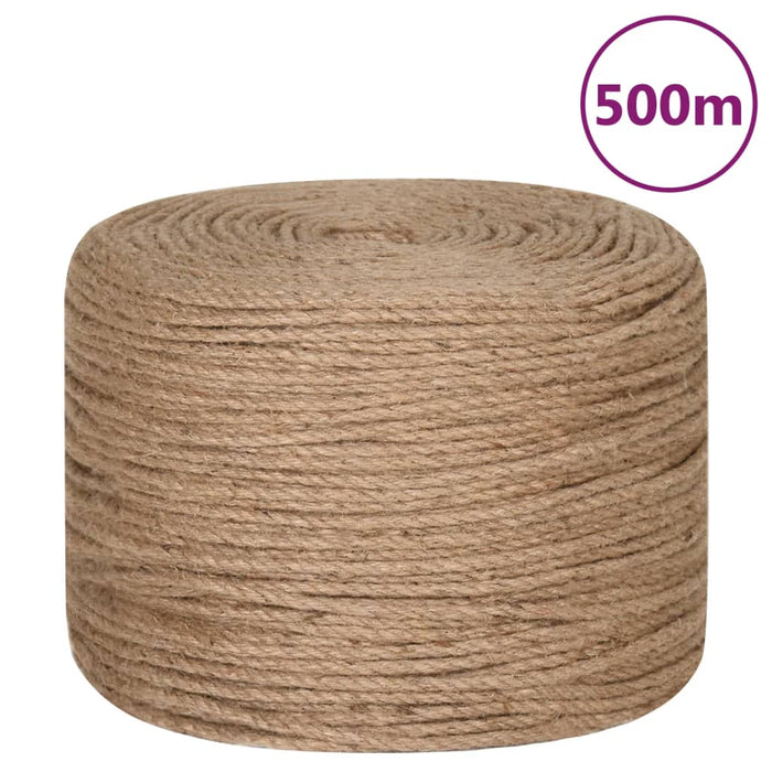Frânghie din iută 100% 6 mm 500 m - WALTI WALTI