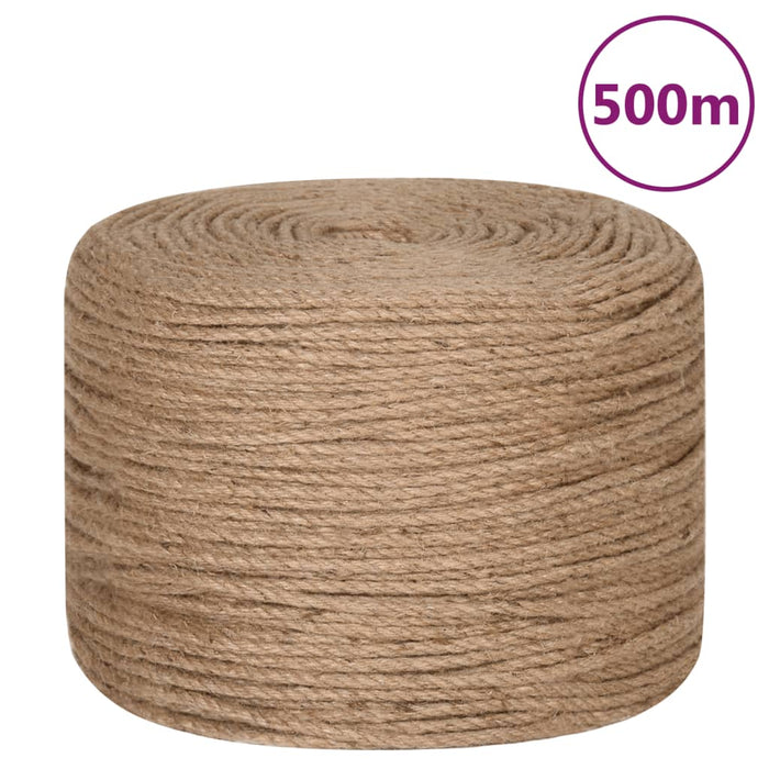Frânghie din iută 100% 8 mm 500 m - WALTI WALTI