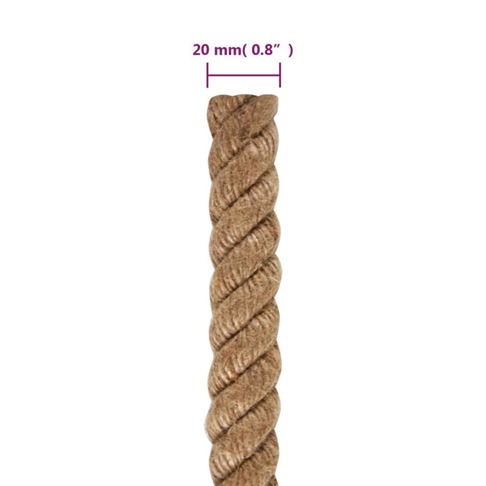 Frânghie din iută 100% 20 mm 50 m - WALTI WALTI