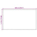 Covor pentru cort, antracit, 300 x 600 cm - WALTI WALTI