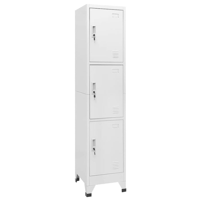 Dulap vestiar cu 3 compartimente, 38x45x180 cm - WALTI WALTI
