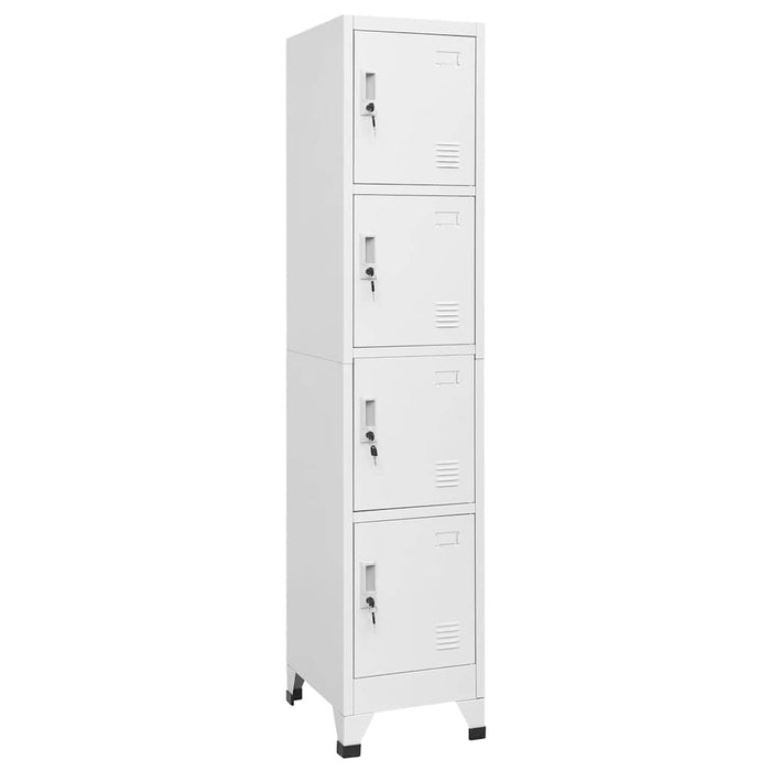 Dulap vestiar cu 4 compartimente 38x45x180 cm - WALTI WALTI
