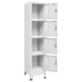 Dulap vestiar cu 4 compartimente 38x45x180 cm - WALTI WALTI
