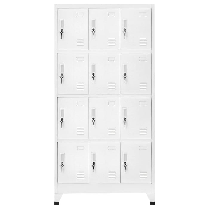 Dulap vestiar cu 12 compartimente, 90x45x180 cm - WALTI WALTI