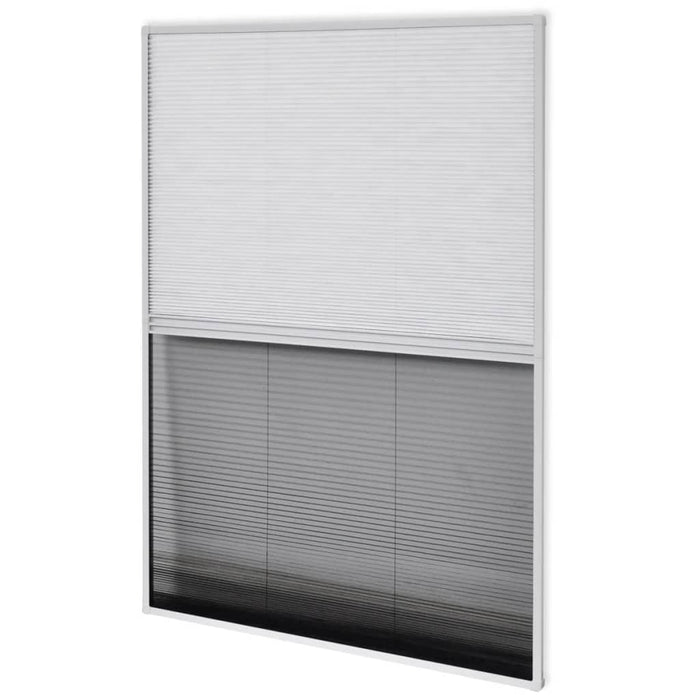 Paravan insecte plisat de fereastră aluminiu 60x80cm cu umbrar - WALTI WALTI
