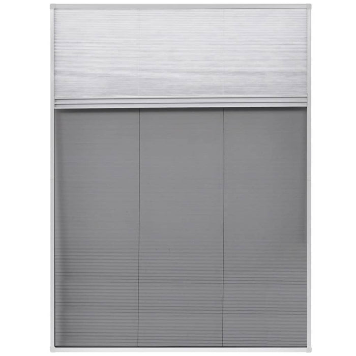 Paravan insecte plisat de fereastră aluminiu 60x80cm cu umbrar - WALTI WALTI