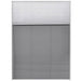 Paravan insecte plisat de fereastră aluminiu 60x80cm cu umbrar - WALTI WALTI