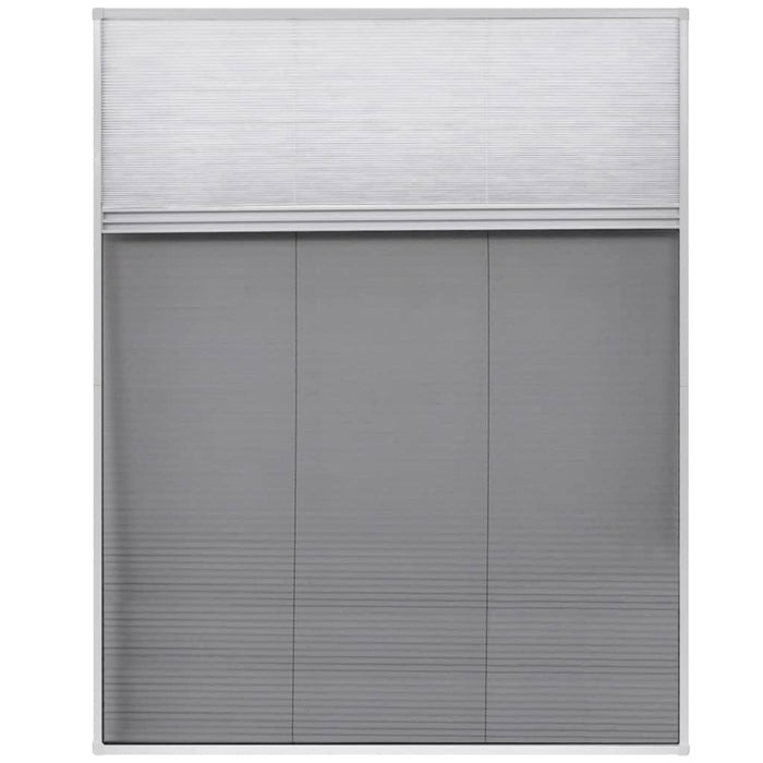 Ecran insecte pentru ferestre, cu umbrar, aluminiu, 80x100 cm - WALTI WALTI