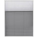 Ecran insecte pentru ferestre, cu umbrar, aluminiu, 80x100 cm - WALTI WALTI