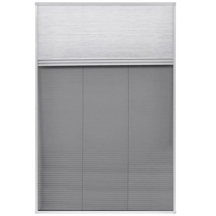 Ecran insecte pentru ferestre, cu umbrar, aluminiu, 80x120 cm - WALTI WALTI