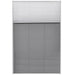 Ecran insecte pentru ferestre, cu umbrar, aluminiu, 80x120 cm - WALTI WALTI