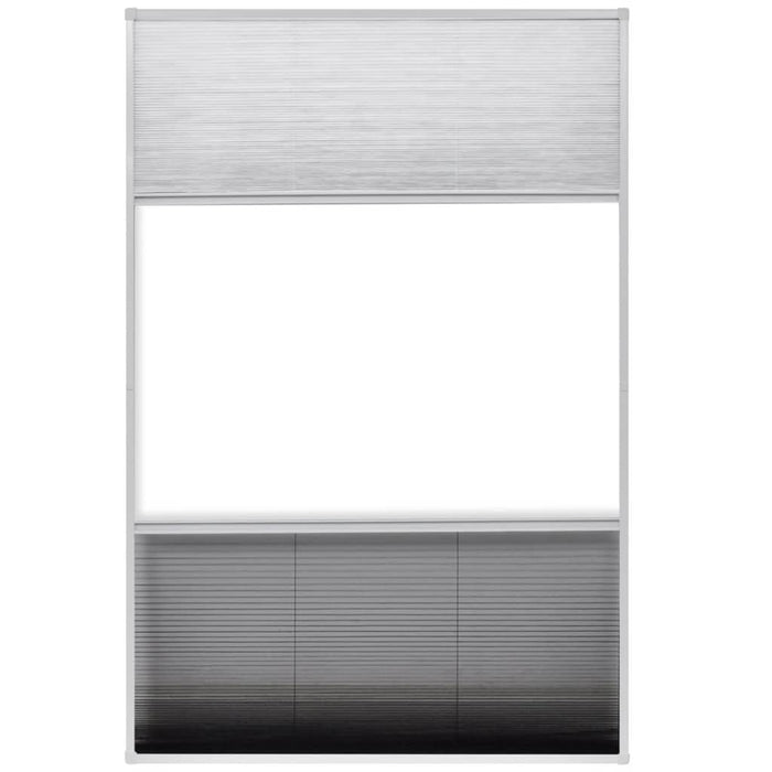 Ecran insecte pentru ferestre, cu umbrar, aluminiu, 80x120 cm - WALTI WALTI