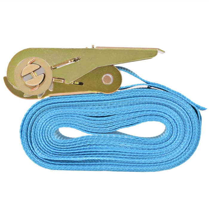Chingi fixare cu clichet 10 buc, 0,8 tone, 4m x 25mm, albastru - WALTI WALTI