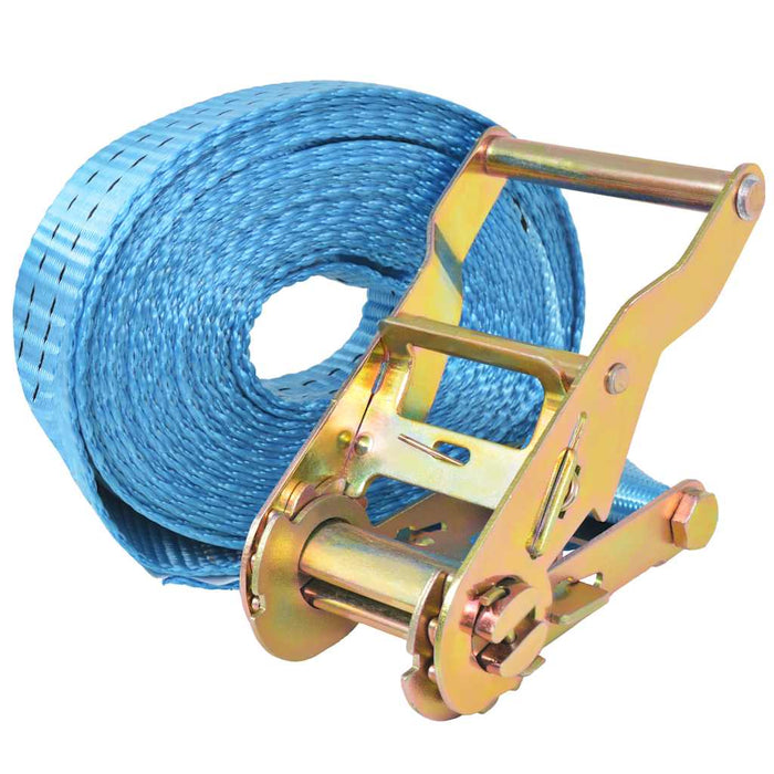 Chingi fixare cu clichet, 4 buc, albastru, 2 tone, 6 m x 38 mm - WALTI WALTI